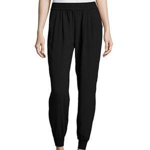 Crepe Joie Joggers, size Small, black